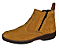 Bota Masculina Casual Cor Amarelo Castor Com Ziper Fecho Couro Legitimo Original Botina Solado Borracha Costurado Botinha Country Resistente Forte Referencia 2520 Marca Campolina - Imagem 6