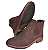 Bota Chelsea Masculina Casual Cor Marrom Café Botina Couro Nobuck Legitimo Original Solado PU Super Leve Costurado Botinha Country Resistente Forte Referencia 3461 Marca Campolina - Imagem 2