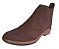 Bota Chelsea Masculina Casual Cor Marrom Café Botina Couro Nobuck Legitimo Original Solado PU Super Leve Costurado Botinha Country Resistente Forte Referencia 3461 Marca Campolina - Imagem 3