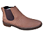 Bota Chelsea Masculina Casual Cor Marrom Claro Rato Botina Couro Nobuck Legitimo Original Solado Borracha Costurado Botinha Country Resistente Forte Referencia 2965 Marca Campolina - Imagem 5