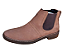 Bota Chelsea Masculina Casual Cor Marrom Claro Rato Botina Couro Nobuck Legitimo Original Solado Borracha Costurado Botinha Country Resistente Forte Referencia 2965 Marca Campolina - Imagem 6
