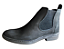 Bota Chelsea Masculina Casual Cor Preto Preta Botina Couro Nobuck Legitimo Original Solado PU Super Leve Costurado Botinha Country Resistente Forte Referencia 3461 Marca Campolina - Imagem 2