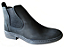 Bota Chelsea Masculina Casual Cor Preto Preta Botina Couro Nobuck Legitimo Original Solado PU Super Leve Costurado Botinha Country Resistente Forte Referencia 3461 Marca Campolina - Imagem 1