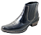 Bota Country Cowboy Vaquejada Cavalgada Masculina Cor Preto Preta Botina Couro Legitimo Original Solado Borracha Salto Carrapeta Costurado 3331 Marca Campolina - Imagem 2