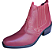 Bota Country Cowboy Vaquejada Cavalgada Masculina Cor Vermelho Vermelha Botina Couro Legitimo Original Solado Costurado 3636 Marca Campolina - Imagem 2