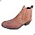 Bota Country Cowboy Vaquejada Cavalgada Rodeio Masculina Cor Marrom Claro Rato Botina Couro Legitimo Original Solado Borracha 3636 Marca Campolina - Imagem 3