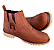 Bota Masculina Casual Em Couro Nobuck Legitimo Original Cor Marrom Claro Solado Borracha Latex Costurado Botina Para Trilha Mato Fazenda Sitio Dia a Dia Cidade Botinha Forrada Confortavel - Imagem 6
