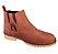Bota Masculina Casual Em Couro Nobuck Legitimo Original Cor Marrom Claro Solado Borracha Latex Costurado Botina Para Trilha Mato Fazenda Sitio Dia a Dia Cidade Botinha Forrada Confortavel - Imagem 7