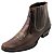 Bota Country Cowboy Vaquejada Cavalgada Masculina Cor Marrom Botina Couro Legitimo Original Solado Borracha Salto Carrapeta Costurado Botinha Social Resistente Forte Referencia 3636 Marca Campolina - Imagem 5
