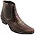 Bota Country Cowboy Vaquejada Cavalgada Masculina Cor Marrom Botina Couro Legitimo Original Solado Borracha Salto Carrapeta Costurado Botinha Social Resistente Forte Referencia 3636 Marca Campolina - Imagem 6