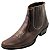 Bota Country Cowboy Vaquejada Cavalgada Masculina Cor Marrom Botina Couro Legitimo Original Solado Borracha Salto Carrapeta Costurado Botinha Social Resistente Forte Referencia 3636 Marca Campolina - Imagem 7