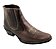Bota Country Cowboy Vaquejada Cavalgada Masculina Cor Marrom Botina Couro Legitimo Original Solado Borracha Salto Carrapeta Costurado Botinha Social Resistente Forte Referencia 3636 Marca Campolina - Imagem 1