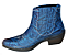 Bota Country Cowboy Vaquejada Cavalgada Masculina Cor Azul Couro Legitimo Original Solado Borracha Salto Carrapeta Costurado Marca Campolina - Imagem 3