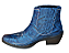 Bota Country Cowboy Vaquejada Cavalgada Masculina Cor Azul Couro Legitimo Original Solado Borracha Salto Carrapeta Costurado Marca Campolina - Imagem 5