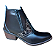 Bota Country Com Ziper Fecho Cor Preto Preta Cowboy Vaquejada Cavalgada Rodeio Botina Em Couro Vaqueta Legitimo Original Marca Campolina Salto Carrapeta Solado Em Borracha Costurado botinha Forrada Referencia 3636 - Imagem 1