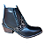 Bota Country Com Ziper Fecho Cor Preto Preta Cowboy Vaquejada Cavalgada Rodeio Botina Em Couro Vaqueta Legitimo Original Marca Campolina Salto Carrapeta Solado Em Borracha Costurado botinha Forrada Referencia 3636 - Imagem 3
