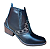 Bota Country Com Ziper Fecho Cor Preto Preta Cowboy Vaquejada Cavalgada Rodeio Botina Em Couro Vaqueta Legitimo Original Marca Campolina Salto Carrapeta Solado Em Borracha Costurado botinha Forrada Referencia 3636 - Imagem 5