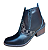 Bota Country Com Ziper Fecho Cor Preto Preta Cowboy Vaquejada Cavalgada Rodeio Botina Em Couro Vaqueta Legitimo Original Marca Campolina Salto Carrapeta Solado Em Borracha Costurado botinha Forrada Referencia 3636 - Imagem 6