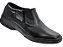 Sapato Social Masculino Em Couro Legitimo Original Com Ziper Fecho Disponivel na Cor Preto Preta Solado Tipo Sapatenis Borracha Costurado Estilo Meia Bota Marca Campolina - Imagem 3