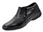 Sapato Social Masculino Em Couro Legitimo Original Com Ziper Fecho Disponivel na Cor Preto Preta Solado Tipo Sapatenis Borracha Costurado Estilo Meia Bota Marca Campolina - Imagem 4