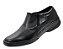 Sapato Social Masculino Em Couro Legitimo Original Com Ziper Fecho Disponivel na Cor Preto Preta Solado Tipo Sapatenis Borracha Costurado Estilo Meia Bota Marca Campolina - Imagem 6