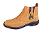 Bota Botina Masculina Casual Cor Amarelo Castor Couro Nobuck Legitimo Original Solado Borracha Costurado Botinha Country Resistente Forte Referencia 1020 Marca Campolina - Imagem 6