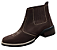 Bota Texana Country Cowboy Vaquejada Cavalgada Masculina Cor Marrom Café Couro Nobuck Legitimo Original Solado Bico Quadrado Costurado Botinha Social Resistente Forte Referencia 3041 Marca Campolina - Imagem 4