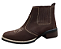 Bota Texana Country Cowboy Vaquejada Cavalgada Masculina Cor Marrom Café Couro Nobuck Legitimo Original Solado Bico Quadrado Costurado Botinha Social Resistente Forte Referencia 3041 Marca Campolina - Imagem 6