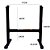 Cavalete Suporte Para Barra Fixa Supino Academia 77x100 Reforçado Taurofitness - Imagem 2