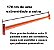 Barra Fixa 1,70 M X 31 Mm Sem Laterais (SÓ A BARRA) Taurofitness - Imagem 1