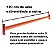 Barra Fixa 1,20 M X 31 Mm Sem Laterais (SÓ A BARRA) corredor rack Taurofitness - Imagem 1