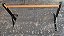 Barra Fixa Profissional De Teto 1 M X 70 Cm Taurofitness - Imagem 3