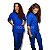 Scrub Pijama Oxfordine Azul Royal - Imagem 1