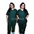 Scrub Pijama Oxfordine Verde Militar - Imagem 4