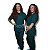 Scrub Pijama Oxfordine Verde Militar - Imagem 3