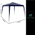 Tenda Gazebo Tubular 3m x 3m Polietileno Azul Bel - Imagem 3