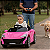 McLaren Carro eletrico infantil 6v mini / Rosa - Imagem 3