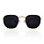 Óculos de Sol Hexagonal Classic Dourado c/ Preto - Imagem 6