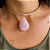 PINGENTE AMOR  QUARTZO ROSA - Imagem 1