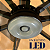 Ombrelone guarda sol lateral 3x3 Monte Carlo base 150 litros bege - Imagem 4