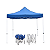 Tenda Gazebo Dobrável Sanfonada Azul - Imagem 1