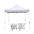 Tenda Gazebo Dobrável Sanfonada Branco - Imagem 1