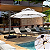 Ombrelone Guarda Sol Lateral Solar Premium Redondo Base 150l - Imagem 1