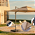 Ombrelone Guarda Sol Lateral Solar Premium Quadrado Base 150l - Imagem 2