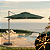 Ombrelone Guarda Sol Lateral Solar Premium Quadrado Base 150l - Imagem 1