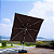 Ombrelone Haste Alumínio Premium Lateral Solar Quadrado Base 150l - Imagem 3