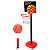 Kit Basquete Infantil Completo com Cesta Ajustável 1,09m + Bola e Bomba - Imagem 2