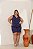 Conjunto Feminino Plus Size Colete Alfaiataria Listrado e Bermuda Casual Elegante - Imagem 6
