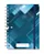 Caderneta A6 Florart Abstrato Azul - Imagem 1