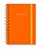 Caderneta A6 Florart Laranja - Imagem 1